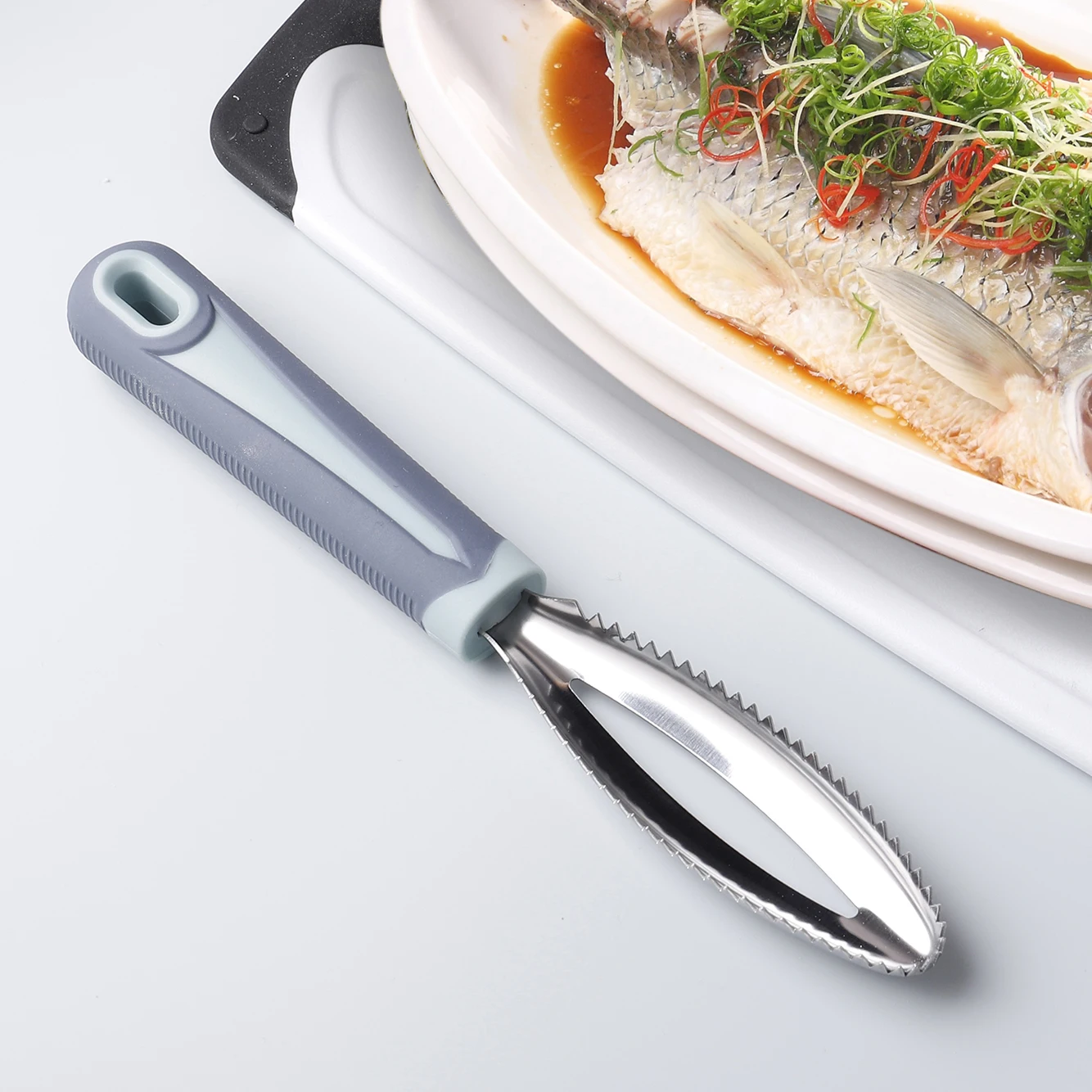 Wholesale stainless steel fish scale remover scraper fish skin scraping grater clean Fish Skin scraping scales