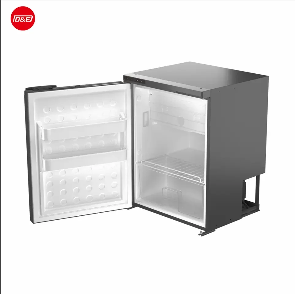 12 24v Caravan RV Camping Compressor Refrigerator Fridge R90 dual zone Portable Freezer Small Refrigerator Vertical Car Fridge