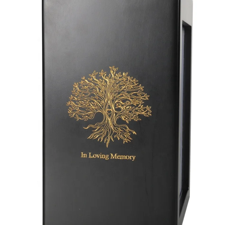 OEM/ ODM Cremation Memorial Urns for Pet Ashes Wooden Picture Frame Urns Box for Animal