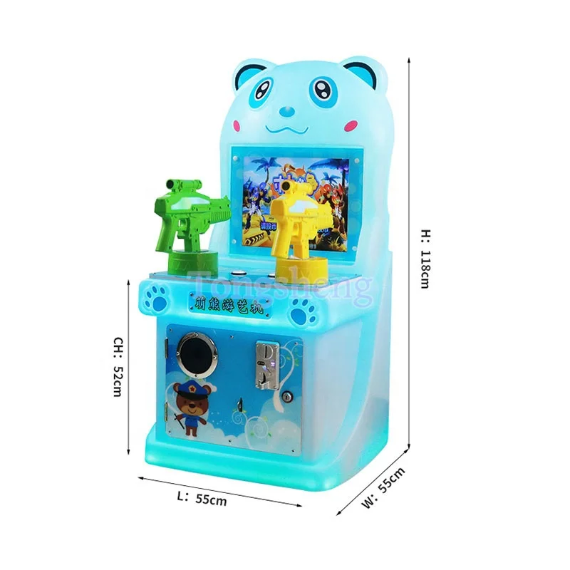 Kids Rides Game Machines Kids Pusher Arcade Shooting Gun Game Machine Mini Arcade Machine Games