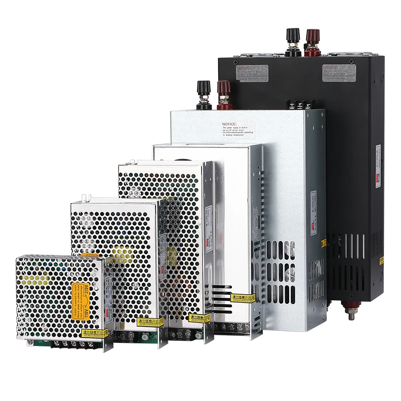 Power supply units 5V 12V 24V 36V 48V 15W 25W 35W 50W 100W 150W 200W 350W smps power supply for CCTV Camera and LED Light