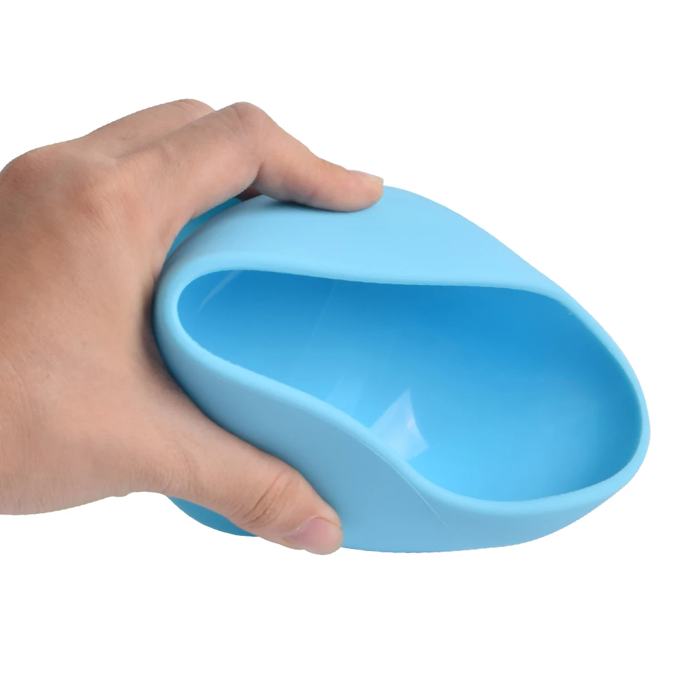 Newsun Silicone Baby Bowl Unbreakable Microwave Safe Slip Resistant Flexible Kids Silicone Feeding Bowl Suction Cup