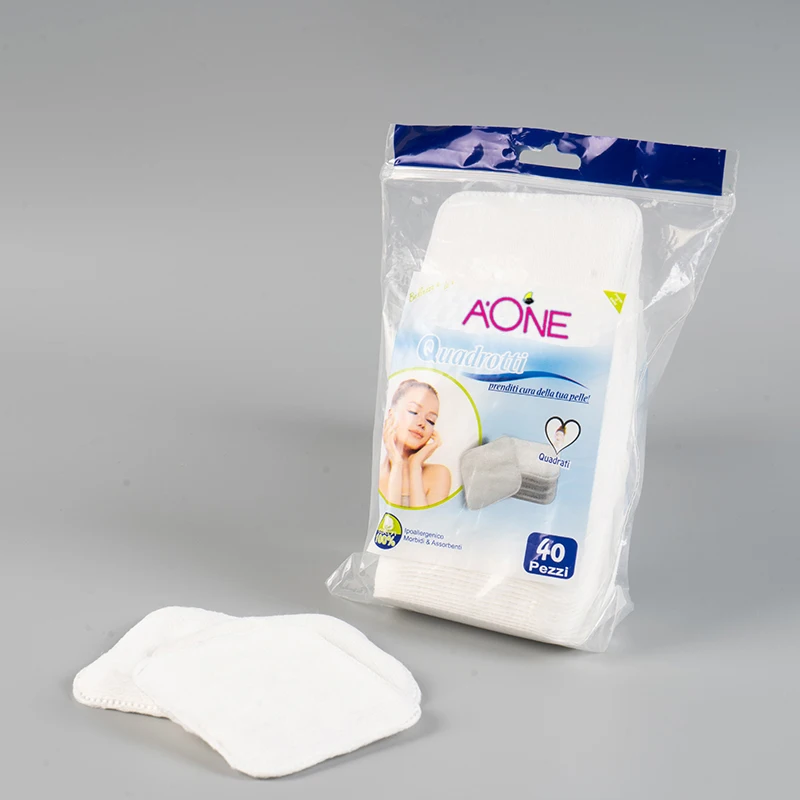 40pcs Square Cotton Pads Cosmetic Makeup Remover personal care Cotton Pads