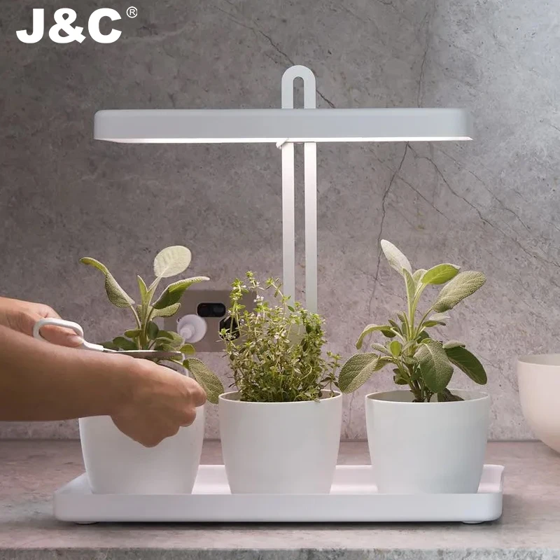 2022 indoor herb garden starter home garden system hydroponic growing led for thyme mint tomato lettuce