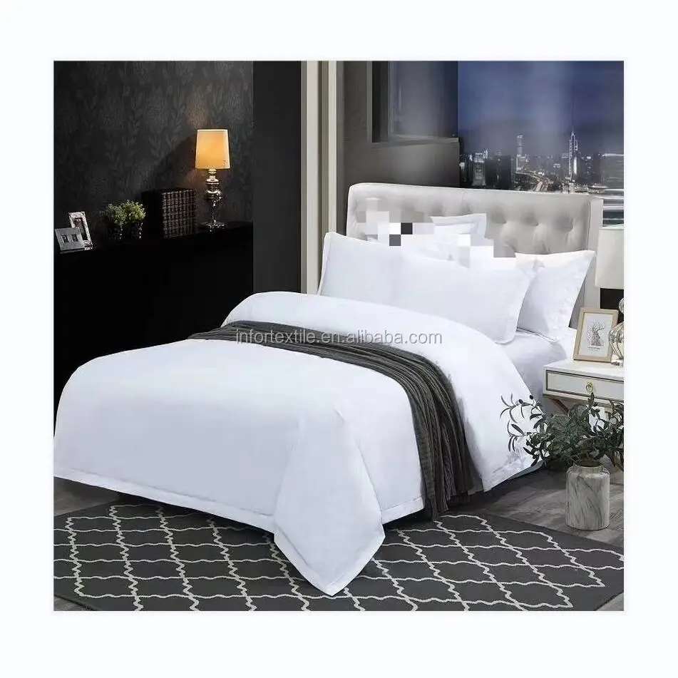 Comfortable and Machine Washable  100% Cotton ,polyester/cotton,100%microfiber high fabric duvet cover