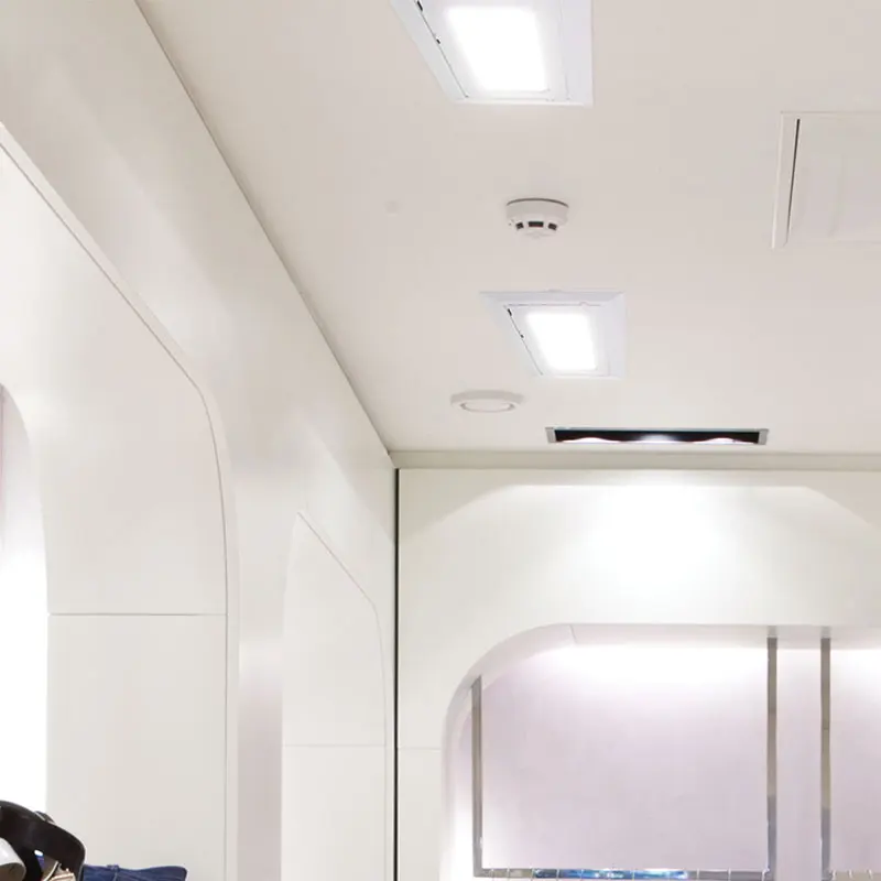 hotel,shop,commerical grille recessed led downlight rectangular projector adjustable shop lighter