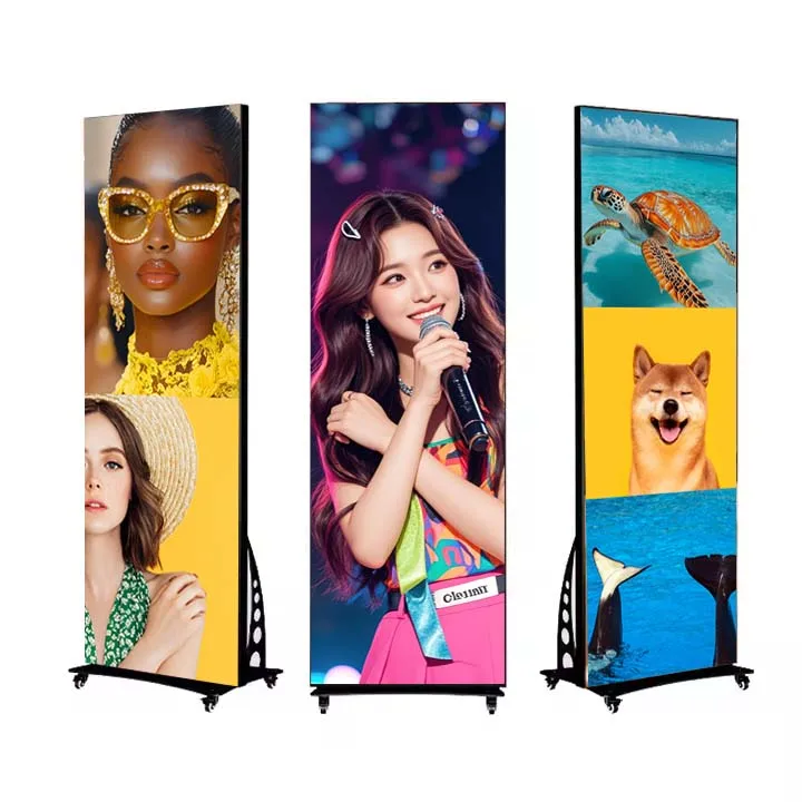 factory price outdoor waterproof p2.5 Led digital signage Screen Indoor Advertising video wall 640*1920mm Screen  Poster display