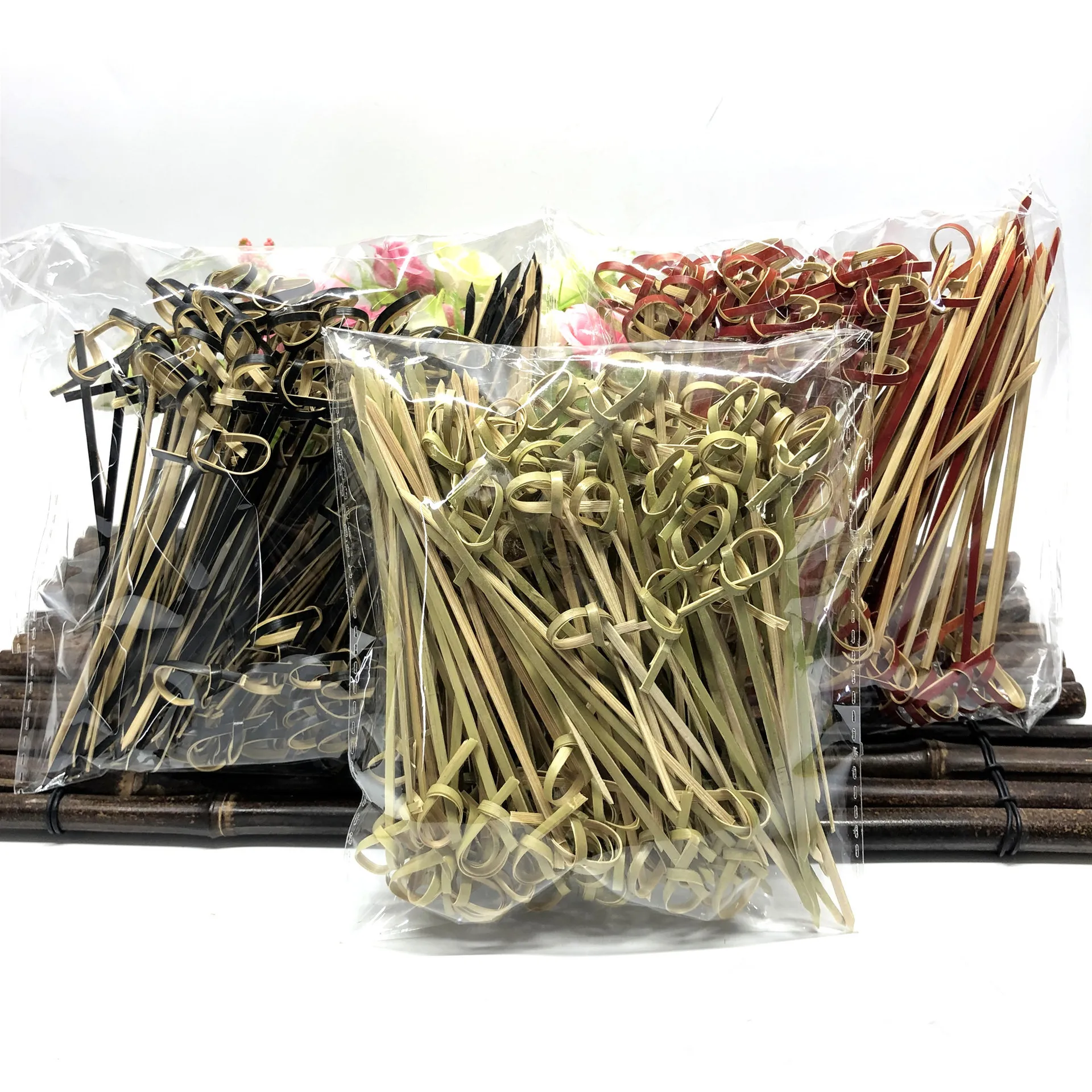 High quality bbq accessories long bamboo skewers stick bamboo best price bamboo appetizer toothpicks Wholesale of sticks