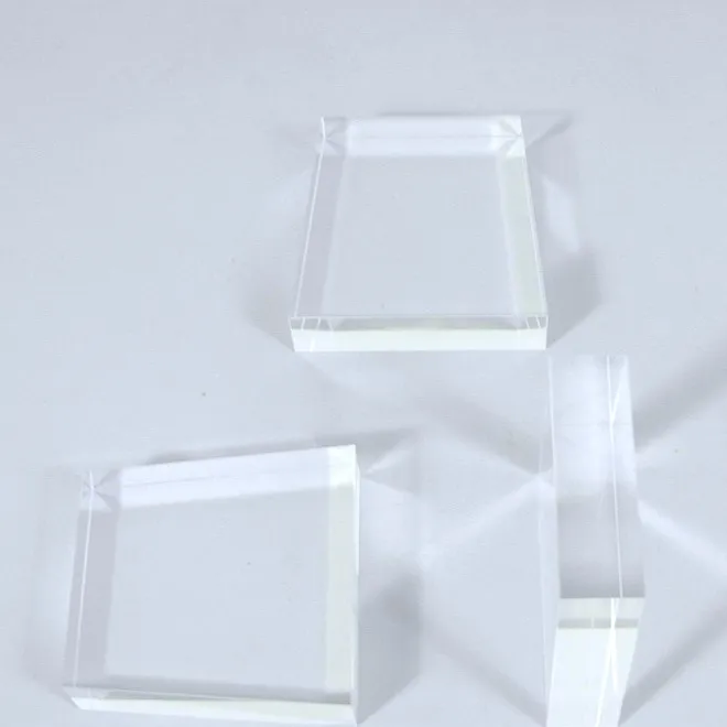 Trapezium Crystal Light Guide BK7 Sapphire Quartz transparent or with filter 530nm 550nm 560nm 610nm 640nm 690nm 950nm 1200nm