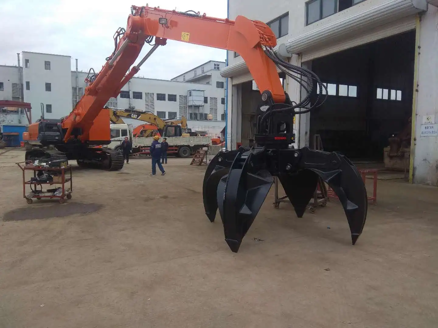 Сортировочный грейфер, высококачественный экскаватор, грейфер с апельсиновой коркой