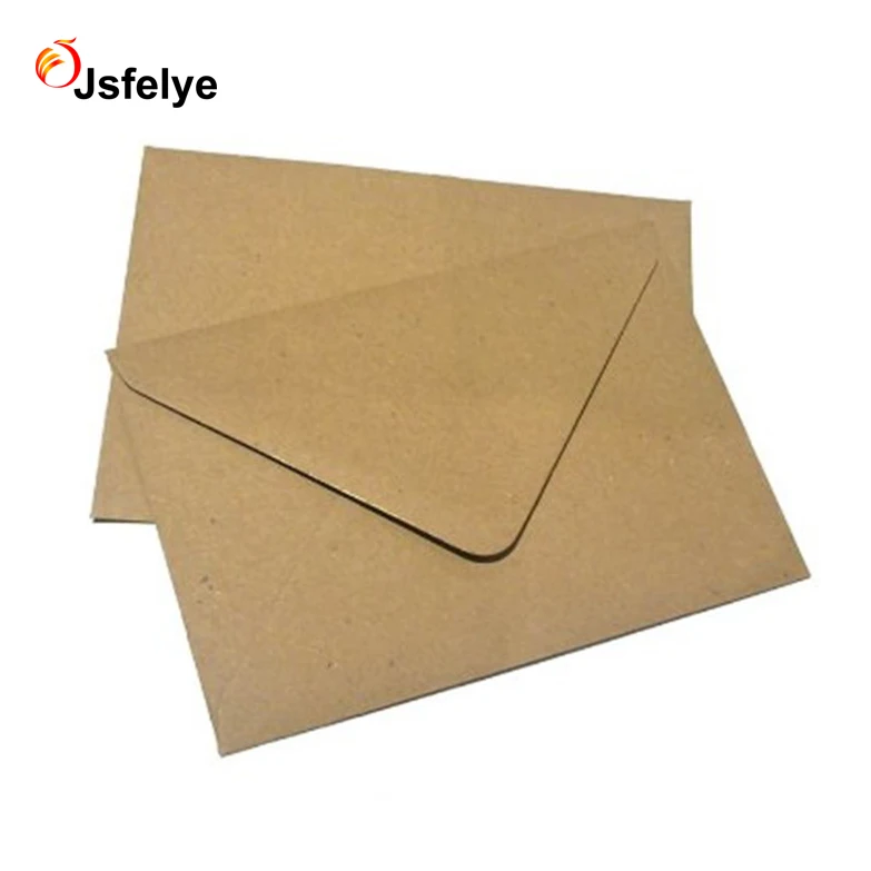 Natural Brown C6 Plain Flecked Recycled Kraft Card Envelopes