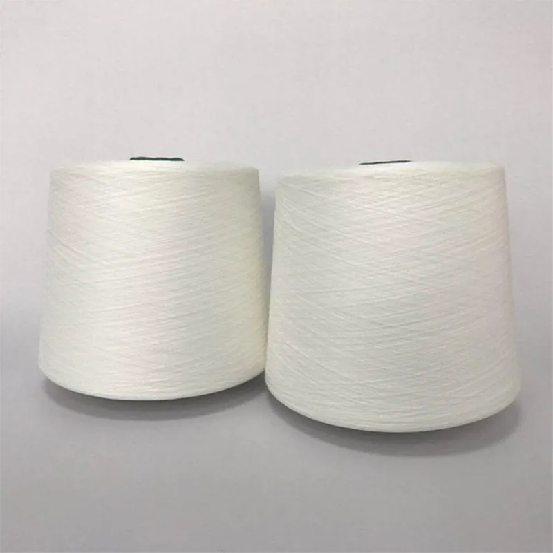 Recycled 65/35 80/20 pc or cvc yarn polyester/cotton blended yarn for weaving