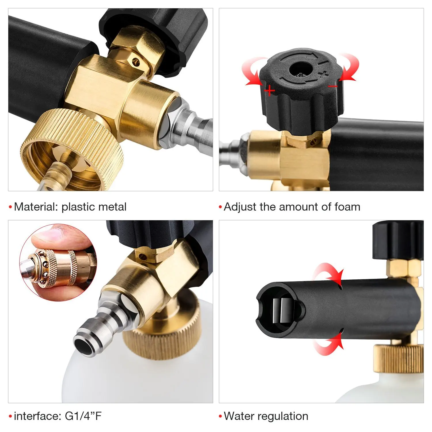 Snow foam lancet/Foam car wash can/spray gun in the production of high-pressure foam spray pot pressure Blow Vehicle Cleaning