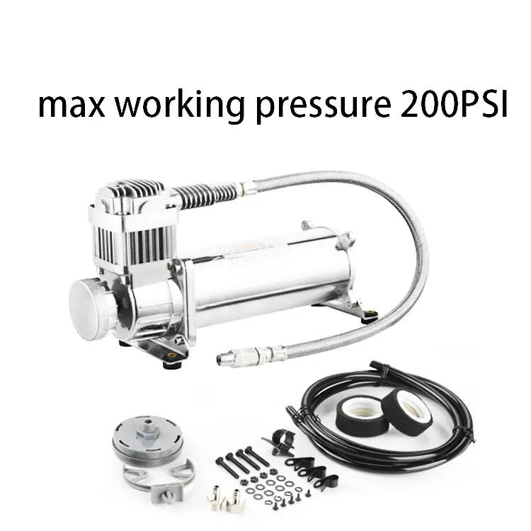 air ride suspension pump 4WD Max working pressure 200 psi air compressor with Remote installation system
