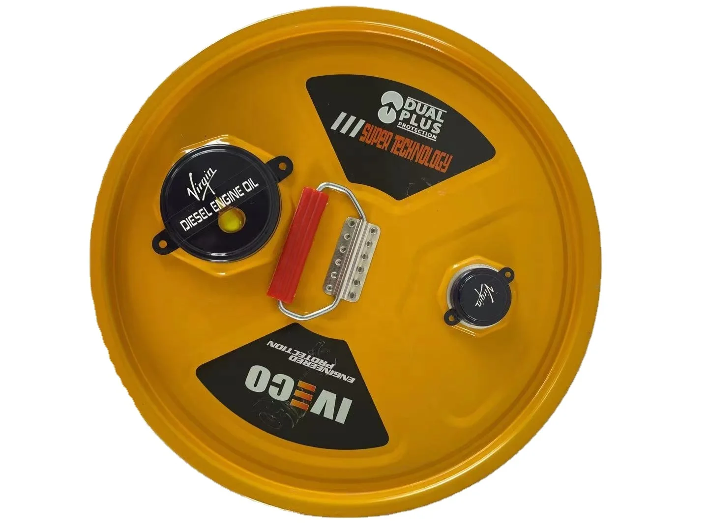 18 liter pail metal bucket with spout closed lids for chemical use