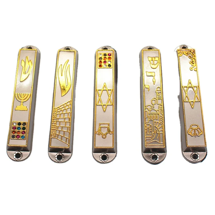 Металлический декалоговый MEZUZAH/Тору/Библия, дизайн еврейской религии Mezuzah