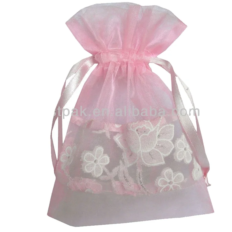 
cheap organza sweet wedding favour bags 