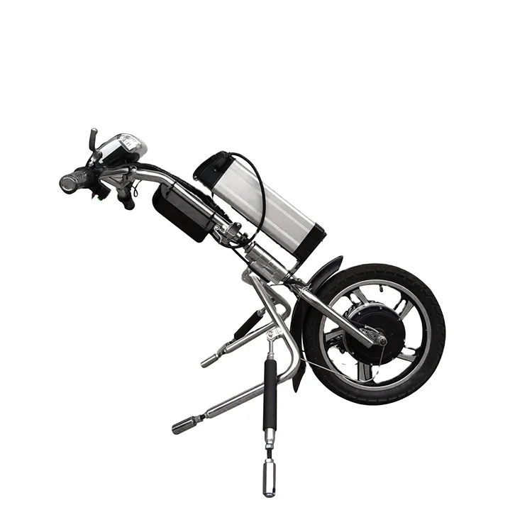 Lithium Battery Power Climb Electric Trailer Handcycle Drive Wheelchair
