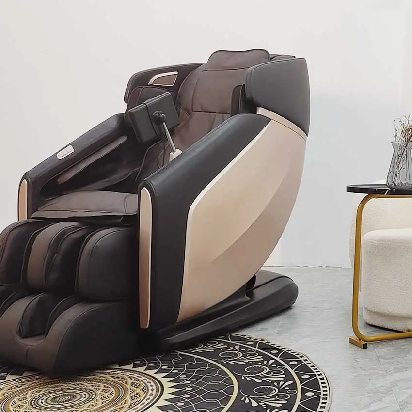 Full Body Airbags Luxury Smart Ai Speaker Electric Massage Chair Portable 4d Zero Gravity Foot Roll