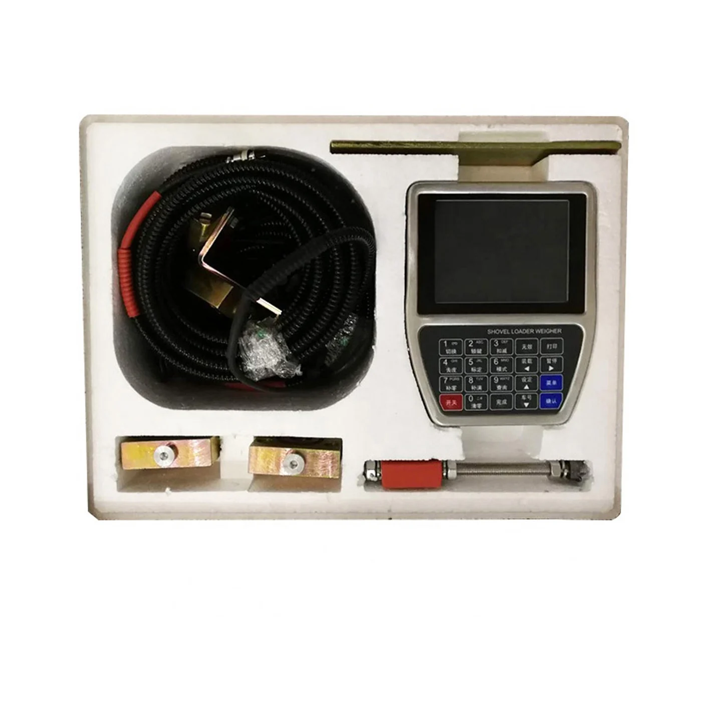 Динамический индикатор взвешивания лопаты, бортовой контроллер системы взвешивания транспортного средства