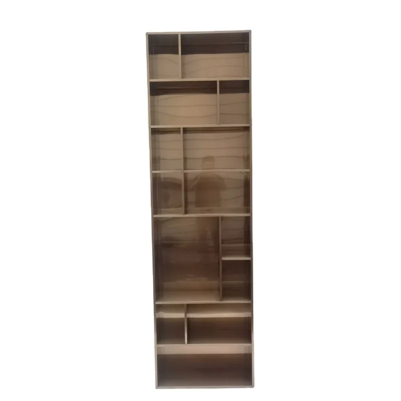 Stainless steel wall cabinet stainless steel living room cabinet embedded cabinet TV background  in-wall wardrobe