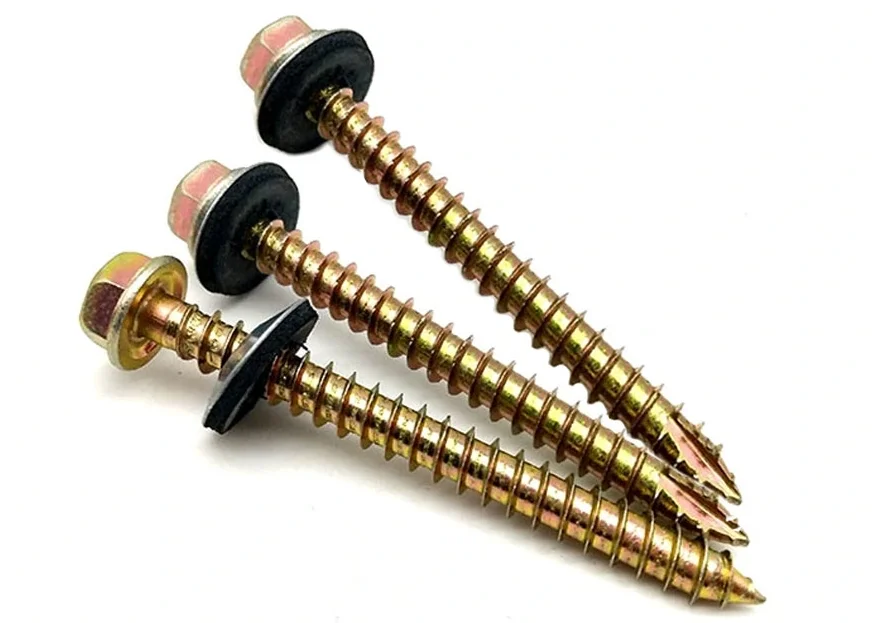 Hexagon Head Self Drilling Screw Self Tapping Screw Drywall Furniture Screw With EPDM Washer