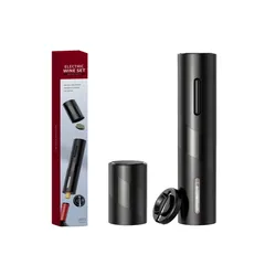 New Custom Wholesale Portable Automatic Electric Wine and Beer Beverage Bottle Opener Set