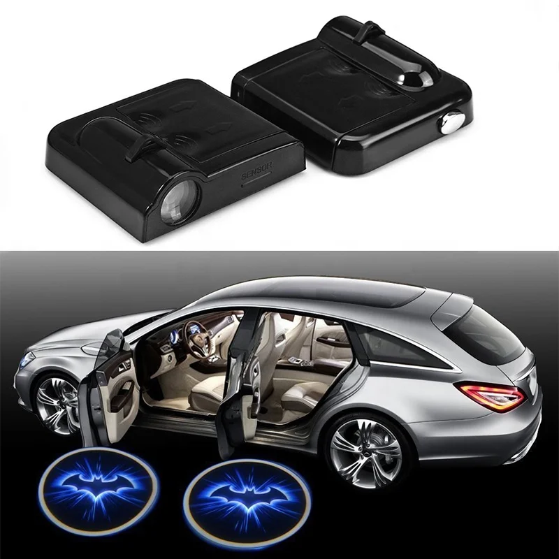 LED car modified interior car door floor lighting sign projection lamp