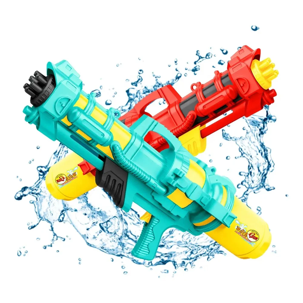 Powerful water gun pump outdoor summer toys high capacity big water gun with pump