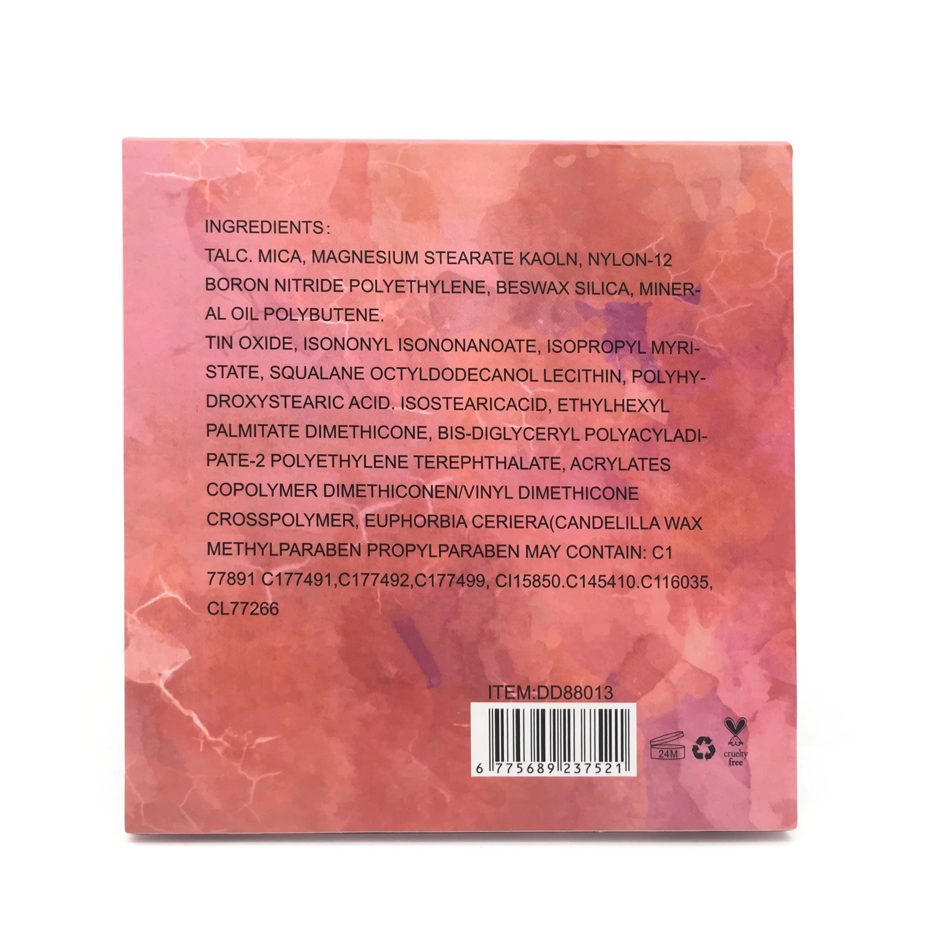 Wholesale Eyeshadow Palette Private label 16 Colors custom eyeshadow pallet 16 color eyeshadow palette