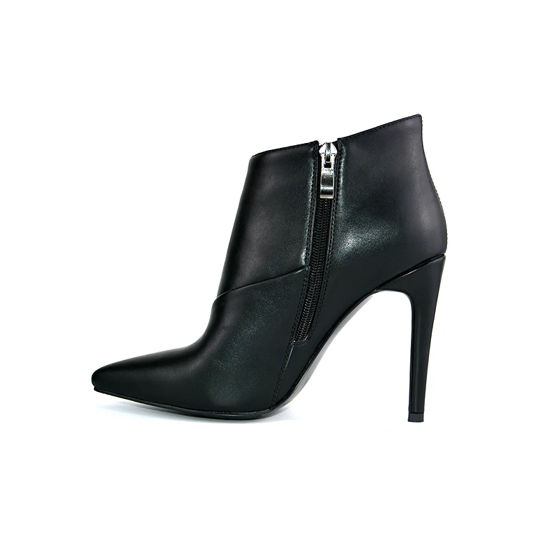 China Manufacturer Women Shoes fashion design pointed toe stiletto heel high heel ankle women boots