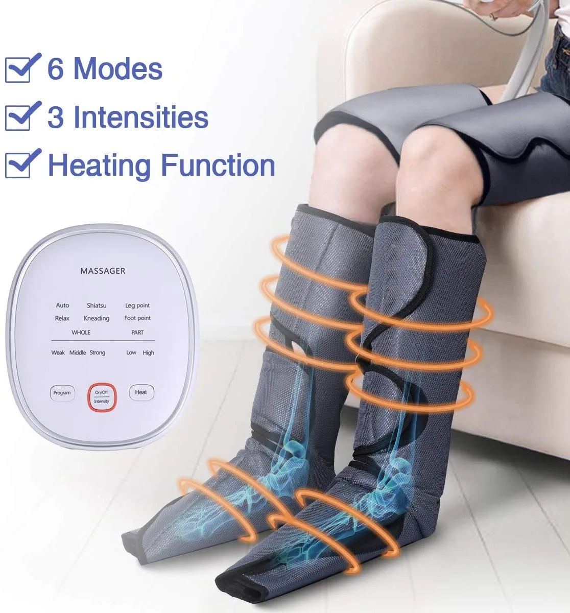 High Quality Full Leg Compression Machine Leg Foot Massager Blood Circulation Air Leg Massager