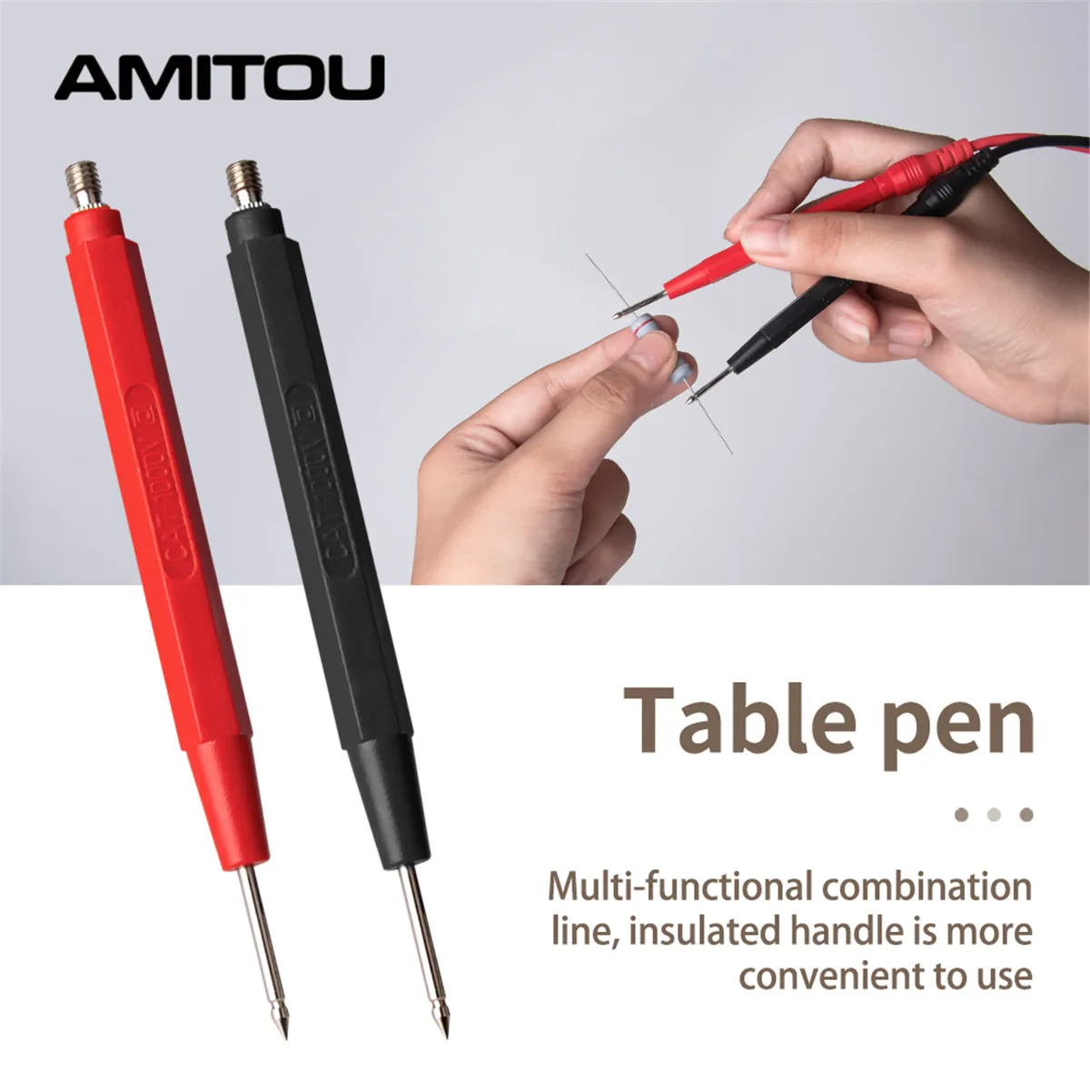 ANENG PT1020+ Multi-Functional Lead Probe Wire Pen Cable 20A for Electric Tool Digital Multimeter Soft Wire Tester Detector Tool
