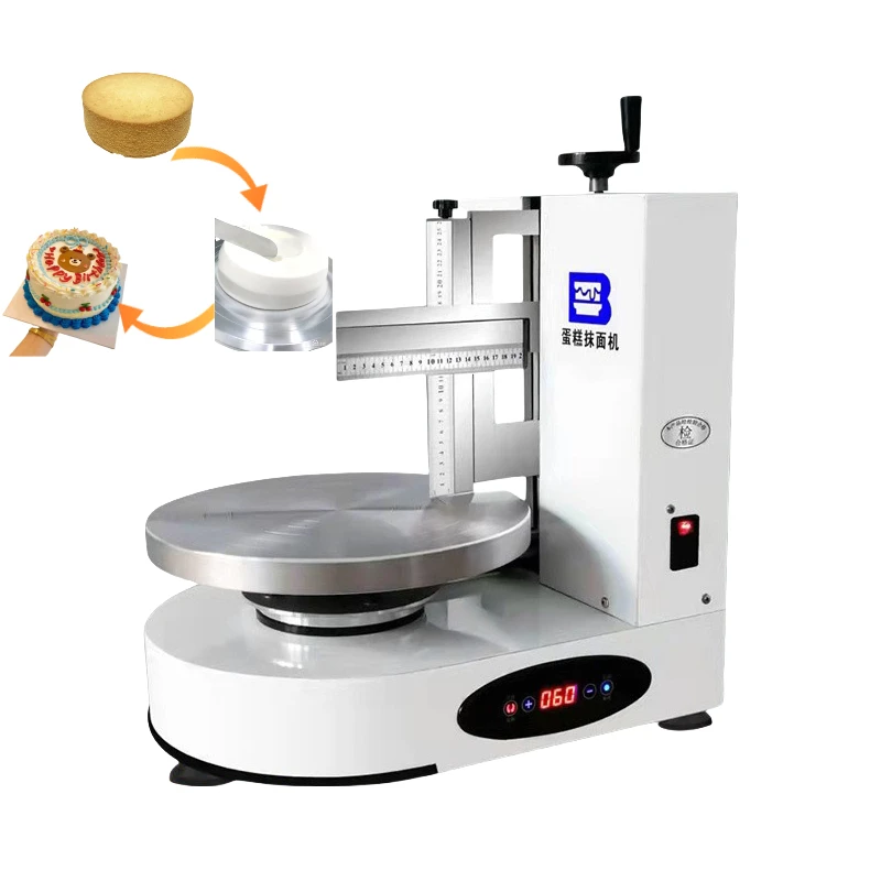 commercial birthday cake obliterating machine cake cream cake spreading machine Cream Icing Coating Machine Baking equipment