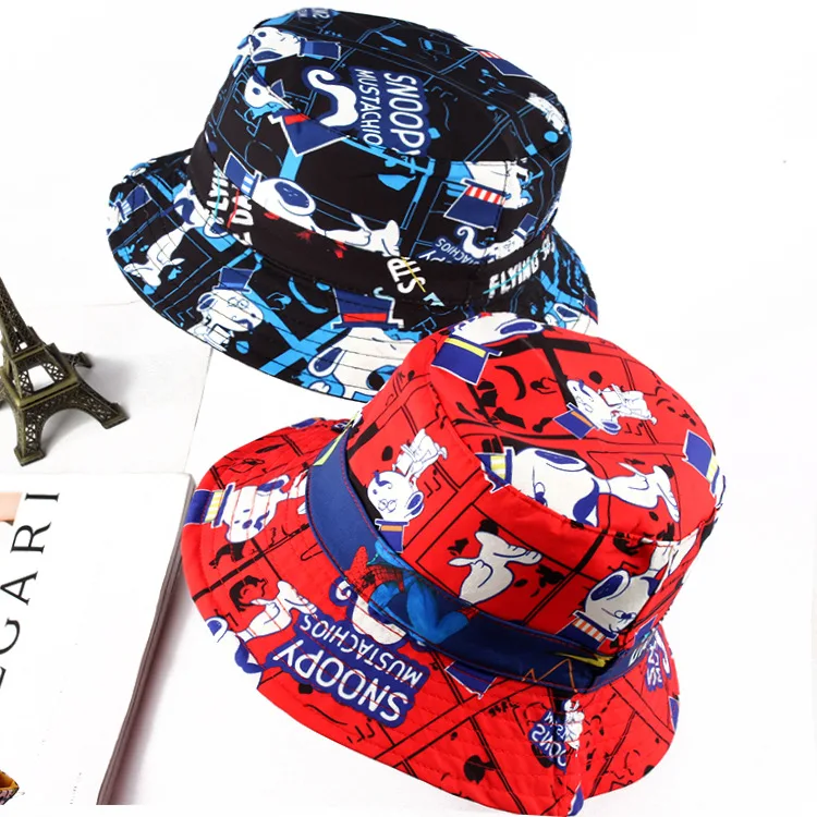 Шапка детская с мультяшным принтом, милая Кепка для раковины с большими козырьками от солнца, кепка для рыбалки