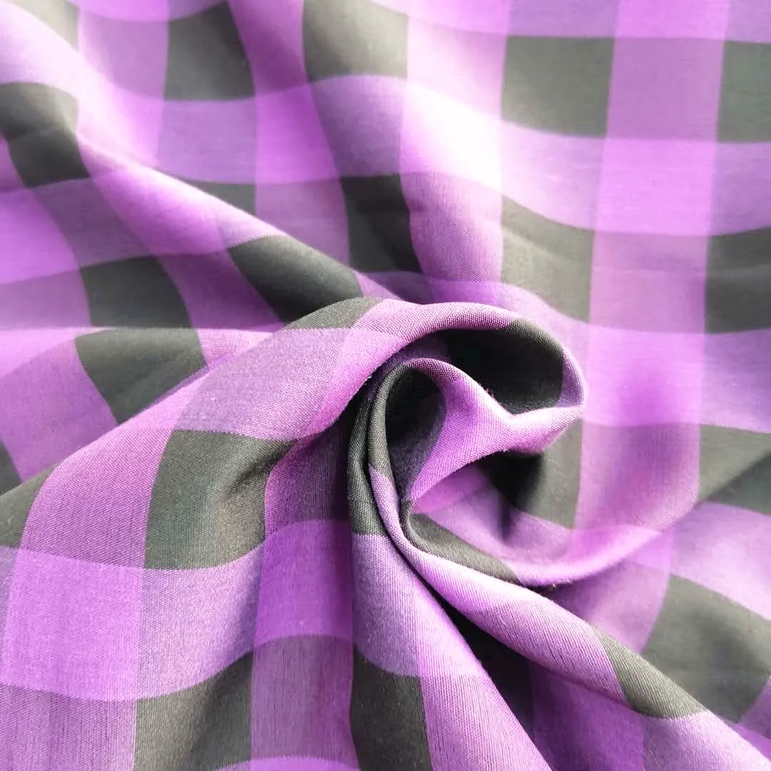 TC Checked Poplin Spandex 60% cotton 37%polyester 3%spandx Customized China Manufactory Chinese factory Hot sale