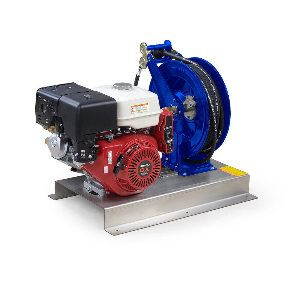 HMC Compact Stainless Steel Chassis High Quality Electric 276bar Japanese Engine Professional Washer Easy for Truck Loading