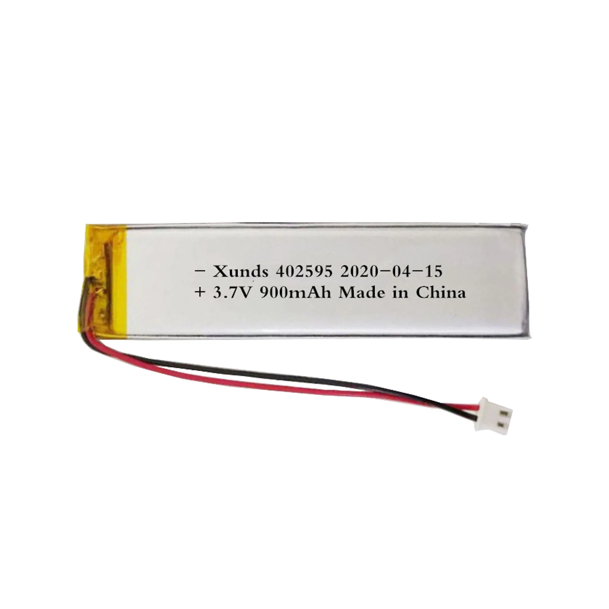 Оптовая продажа от производителя, Высококачественная перезаряжаемая длинная полимерная литиевая батарея 3,7 в, 900 мАч, 402595