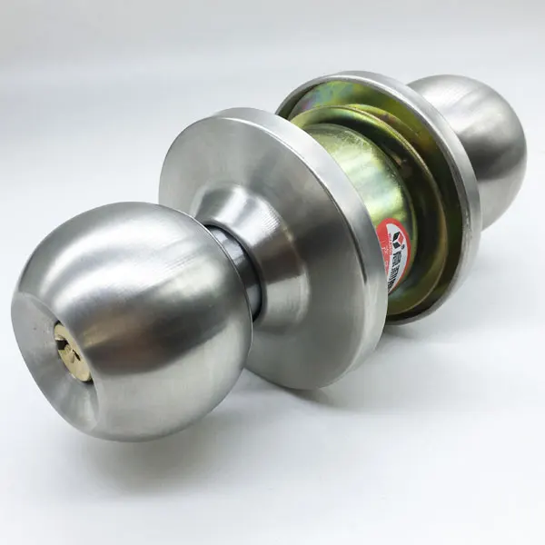 Factory Wholesales Stainless Steel Security Entrance Cylindrical Ball Door Handle Lock Tubularround knob door lock