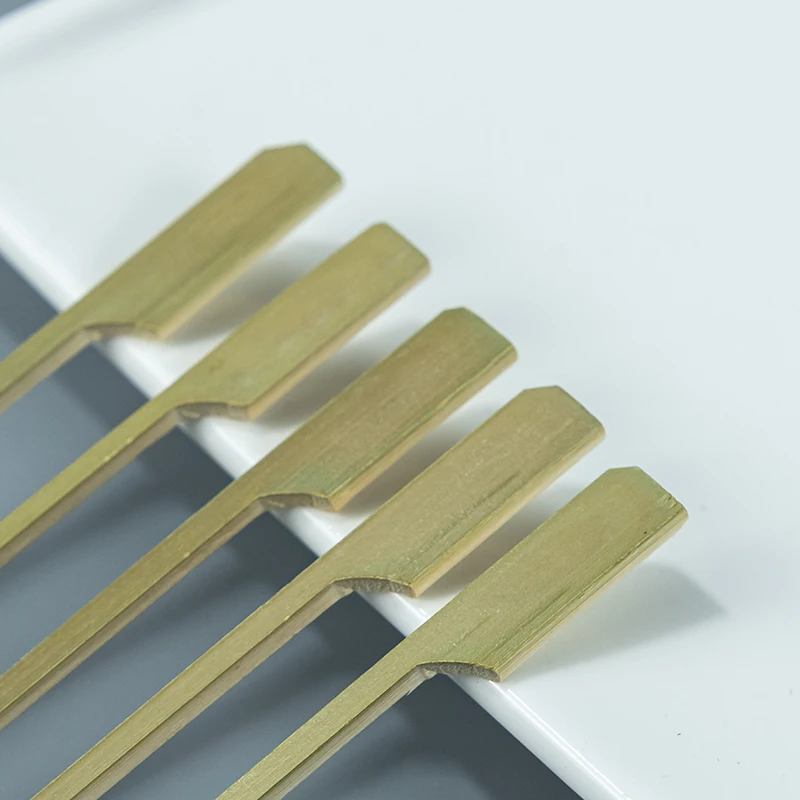 Bamboo Skewers Barbecue Bamboo Burger Skewer Gun 7 Inch