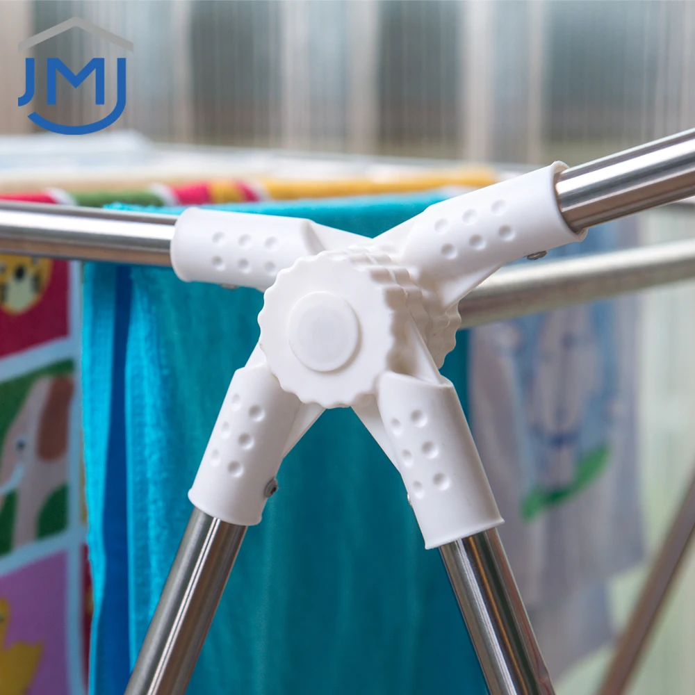 Indoor outdoor laundry rack foldable cloth dryer stand  stainless steel clothes drying rack