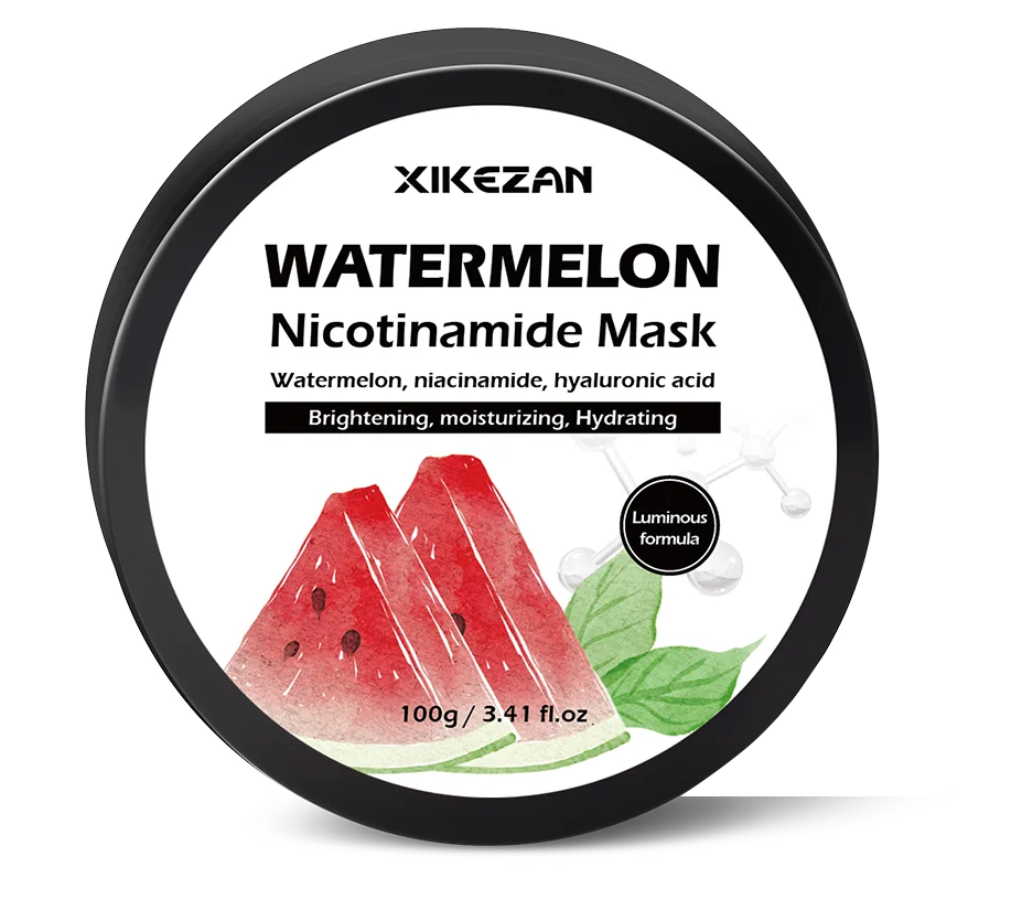 Wholesale Custom Korean Skin Care Beauty Watermelon Nicotinamide Mask Face & Body Mask Collagen Face Mask