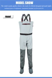 Chest wader Breathable Chest Waders-Stockingfoot Waders for men, Fishing Waders, River Waders with Wading Belt