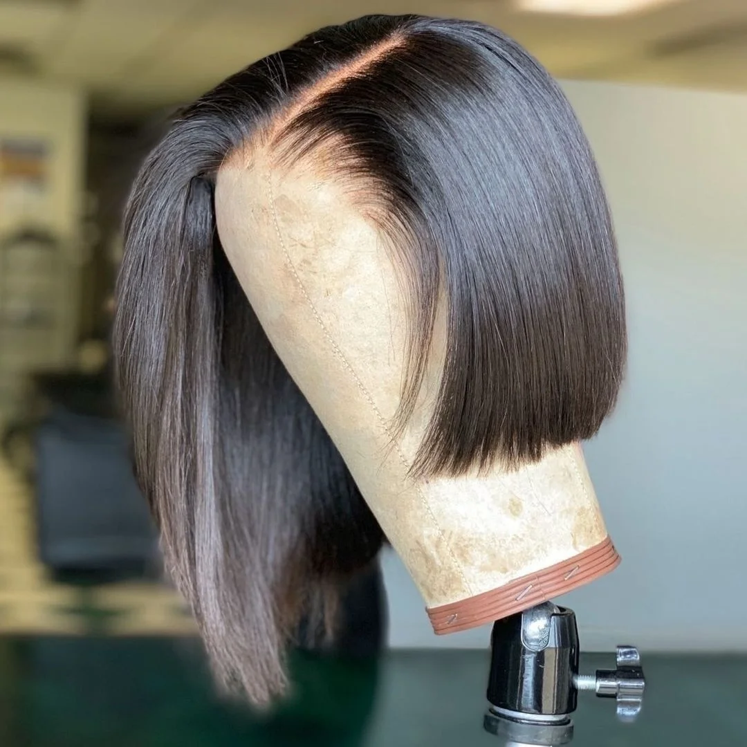 Raw human hair lace Front wig with baby hair, Virgin 13x4 13x6 HD Lace Front Wigs, Virgin Human Hair Full Lace Wigs Pre Plucked