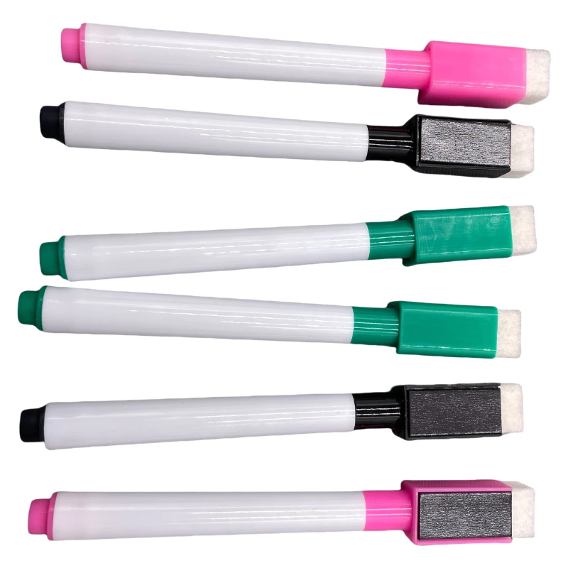 Dry Erase Marker Pens Magnetic White Board Marker Pen Board Body Marker Pen With Eraser