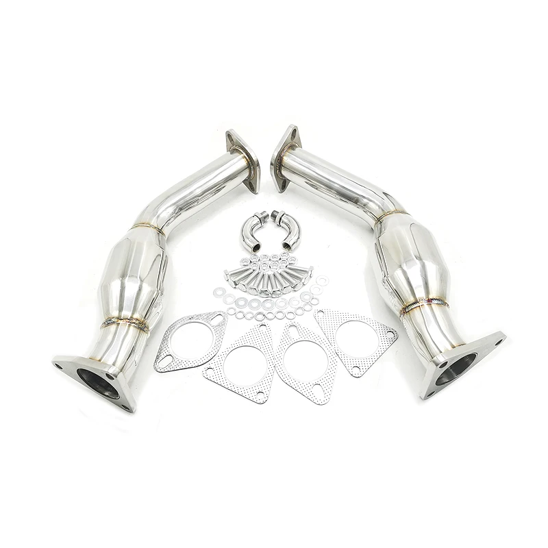 Испытательная труба из нержавеющей стали с резонацией для Nissan G37 370Z 09-17