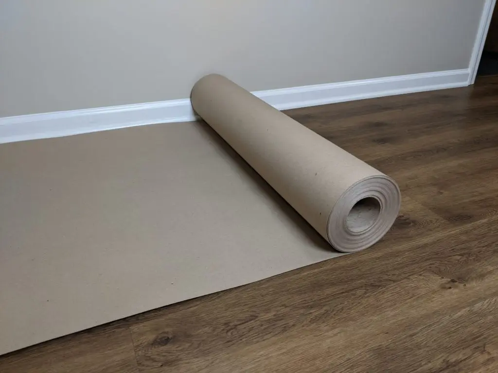 Тяжелая переработанная доска для пола, строительная бумага для защиты поверхности пола
