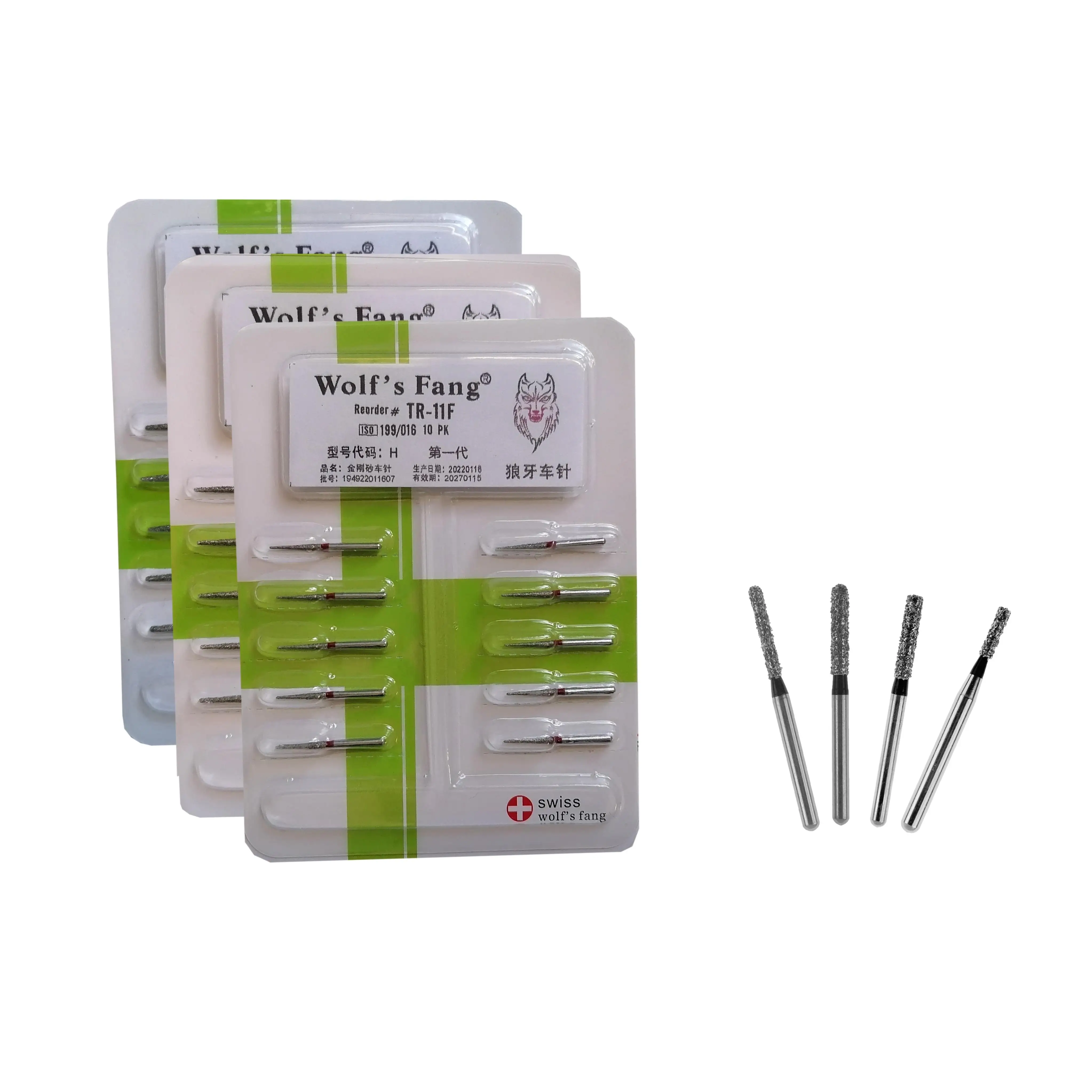 Dental Supplier Good Quality Stainless Steel Diamond Burs High Speed  Dental Diamond bur