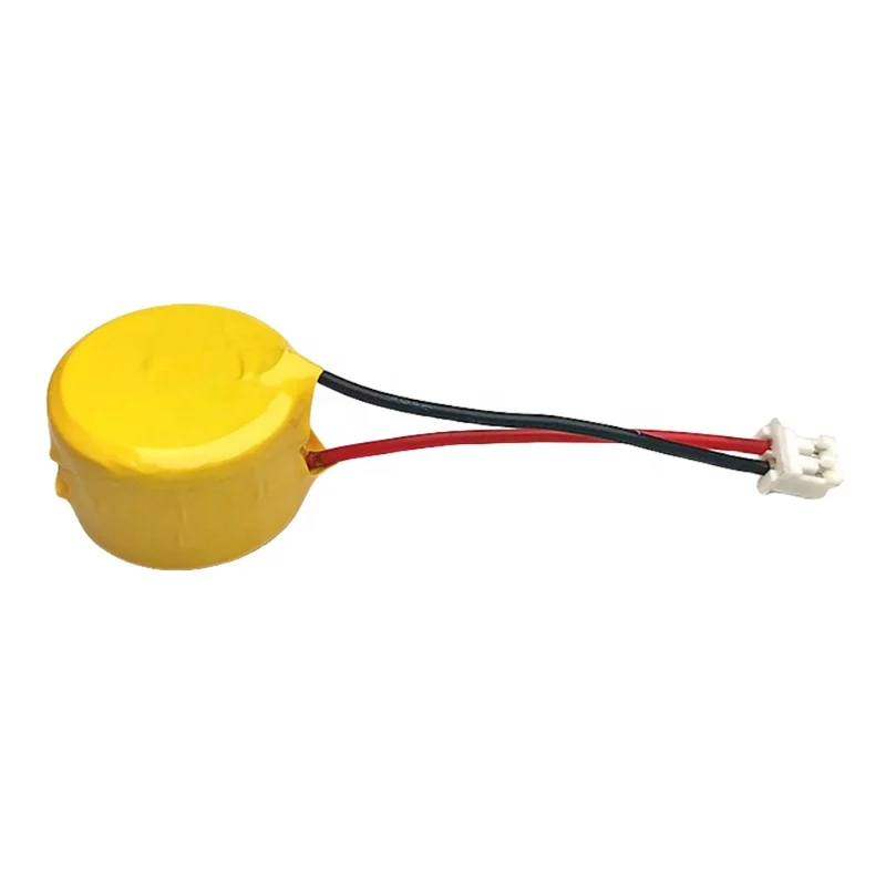 CR2032-4s 4s1p 12V lithium coin button non-rechargeable battery pack with connector 2.0mm plug wires