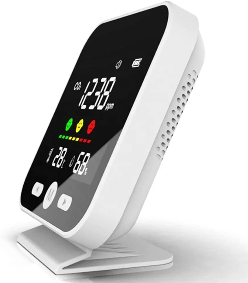 Portable Indoor Carbon Dioxide Concentration Infrared Temperature Gas Analyzers Sensor Mini Co2 Meter Wifi Gas Analyzers